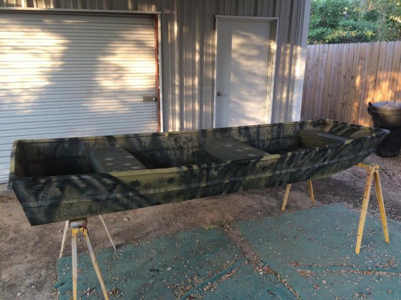 Duck boat camouflage question - Texas Hunting Forum