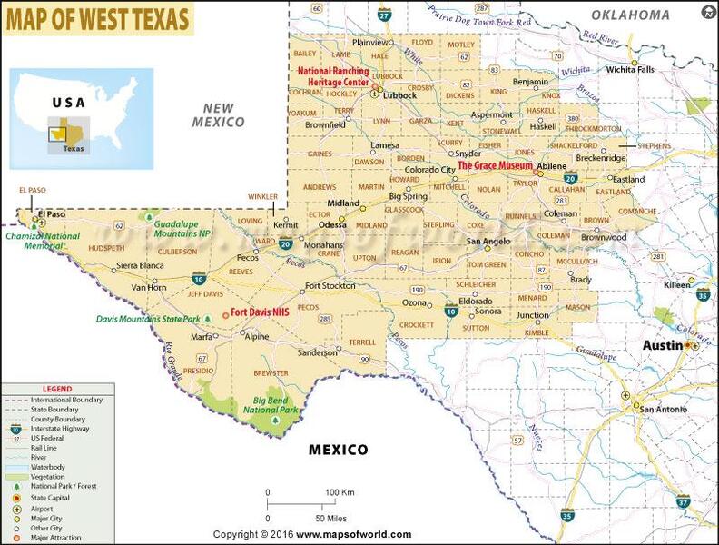 Where Does West Texas Start? - Texas Hunting Forum