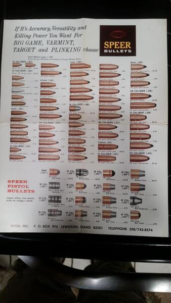 1970 Speer bullets - Texas Hunting Forum