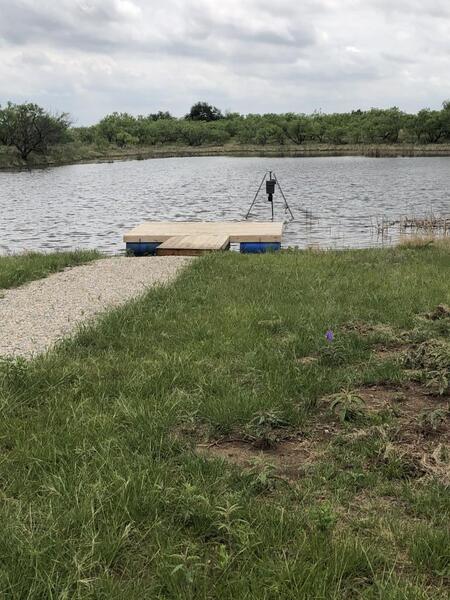 Waters rising? Try a floating dock by Pond King - Texas Hunting