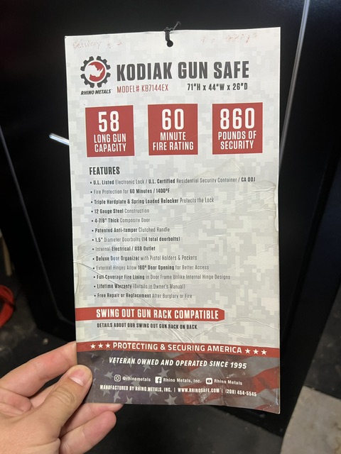 Kodiak 58 Gun Safe and Craftsmen Garage Setup! - Texas Hunting Forum