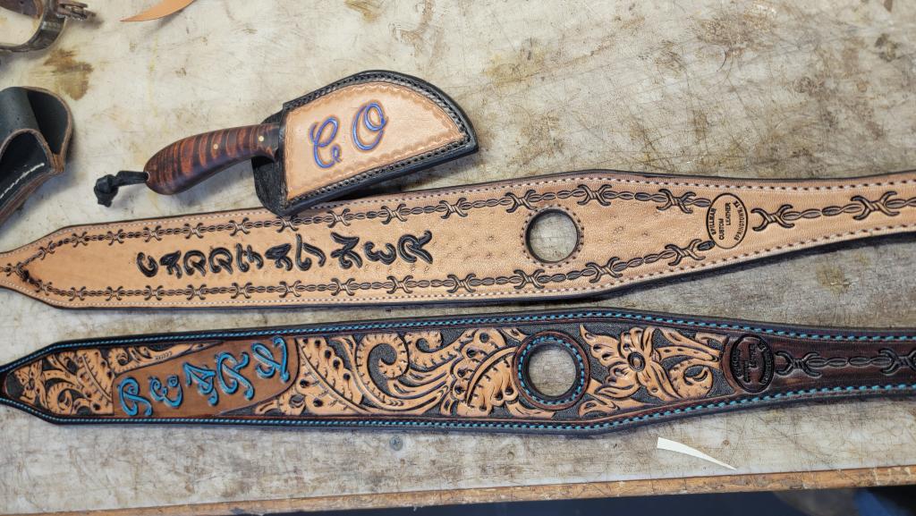 Custom leather. Rifle slings, belts, wallets etc - Texas Hunting Forum