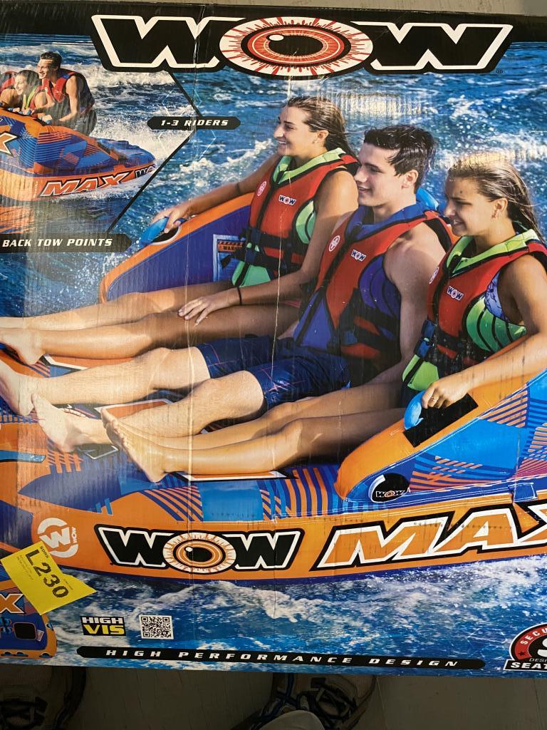 WOW Max tow raft, Ninja Warrior Slack line, Kids Camp chairs - Texas ...