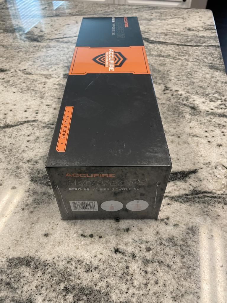 Nib Accufire Ffp 2.5-20x50 $300 - Texas Hunting Forum